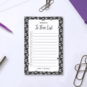 Spooky To Do List Post-it Notes (personalized)