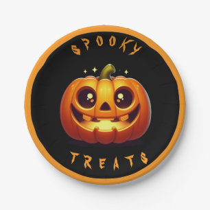 Spooky Treats Paper Plate