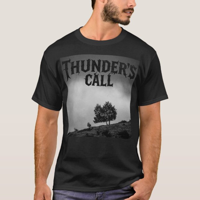 Spooky Tree Fallen Divine Rock T-Shirt (Front)