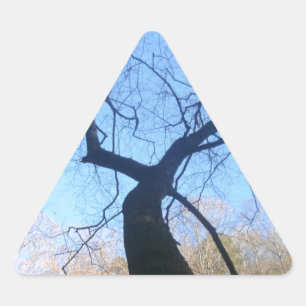 Spooky Tree Triangle Sticker