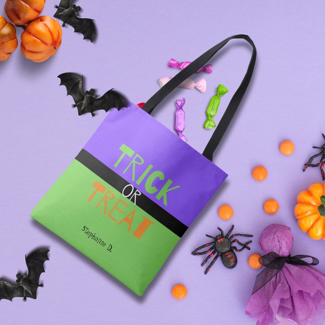 Spooky Trick or Treat Tote Bag (Creator Uploaded)