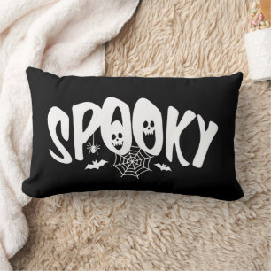 Spooky Typography Lumbar Cushion
