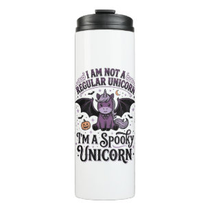 Spooky Unicorn Halloween Vintage Engraving Shirt_1 Thermal Tumbler