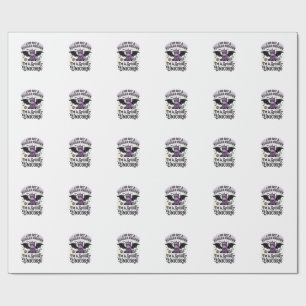 Spooky Unicorn Halloween Vintage Engraving Shirt_1 Wrapping Paper