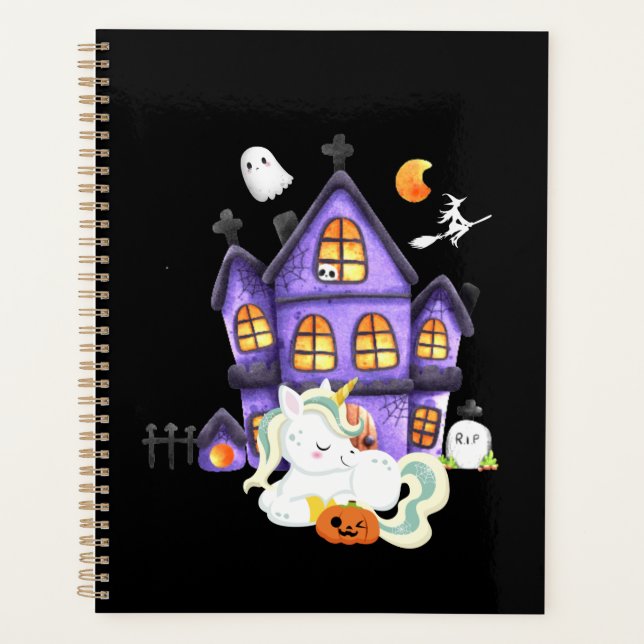 Spooky Unicorn Planner (Front)