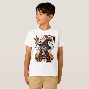 Spooky Vampire Halloween Kids T-Shirt