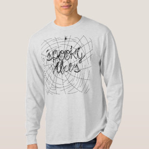 Spooky Vibes Abstract Spiders  T-Shirt