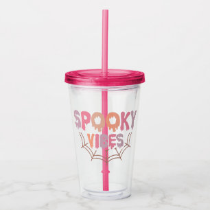 Spooky Vibes Acrylic Tumbler