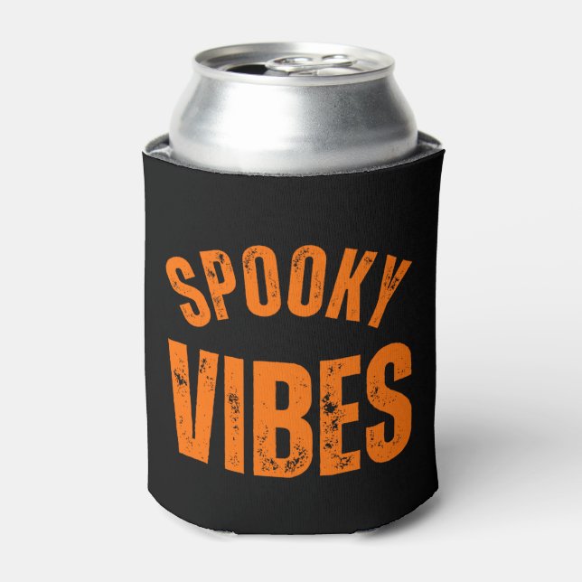SPOOKY VIBES CAN COOLER (Can Front)