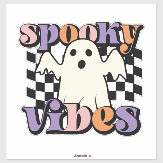 Spooky Vibes Ghost  (Sheet)