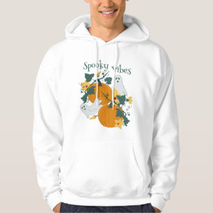 Spooky Vibes - Ghosts and Pumpkins Hoodie