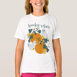 Spooky Vibes - Ghosts and Pumpkins T-Shirt