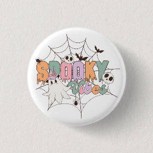 Spooky Vibes Halloween 3 Cm Round Badge