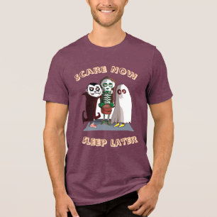 Spooky Vibes – Halloween Design Men’s T-Shirt  Des Tri-Blend Shirt