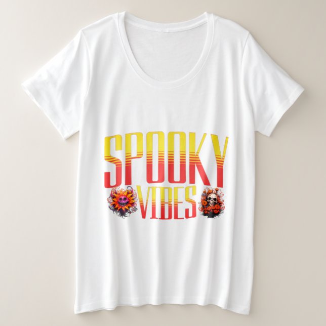 Spooky Vibes: Halloween Graphic Tee (Design Front)