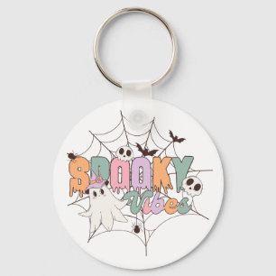 Spooky Vibes Halloween Key Ring