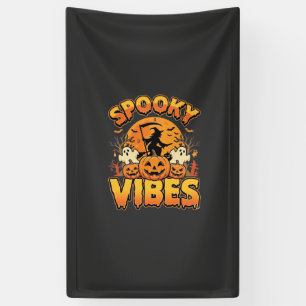 Spooky Vibes Halloween Pumpkin Witch Design_1 Banner
