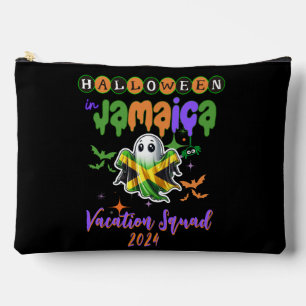 Spooky Vibes in Jamaica Tropical Halloween Fun Accessory Pouch