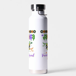 Spooky Vibes in Jamaica Tropical Halloween Fun Water Bottle
