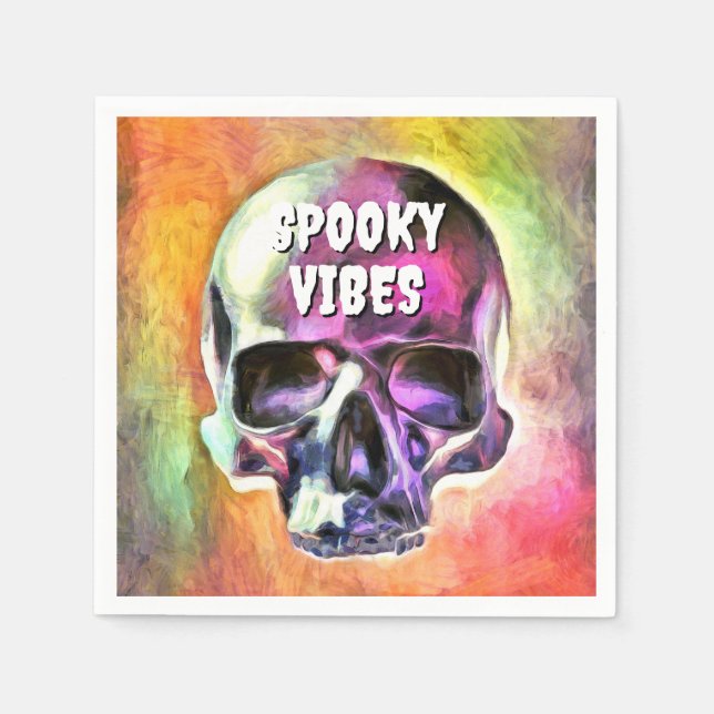 Spooky Vibes. Napkin (Front)