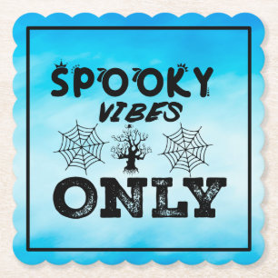 Spooky Vibes Only-67293 Hoodie Paper Coaster