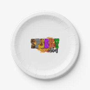 Spooky Vibes Paper Plate