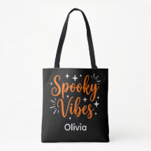Spooky Vibes Personalised Cute Halloween Trick or