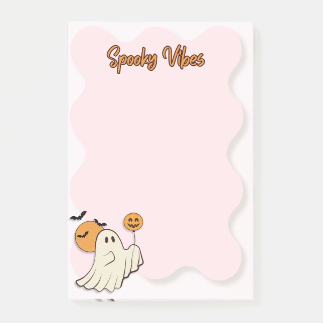 Spooky Vibes Post-it Notes (Front)