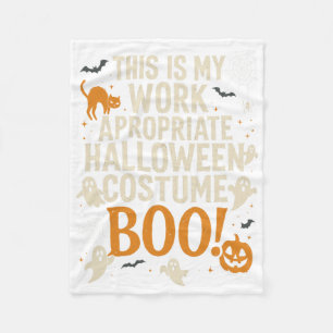 Spooky Vibes Retro Ghost Coquette Bow Halloween Wo Fleece Blanket
