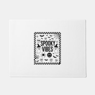 Spooky Vibes Retro Halloween Doormat