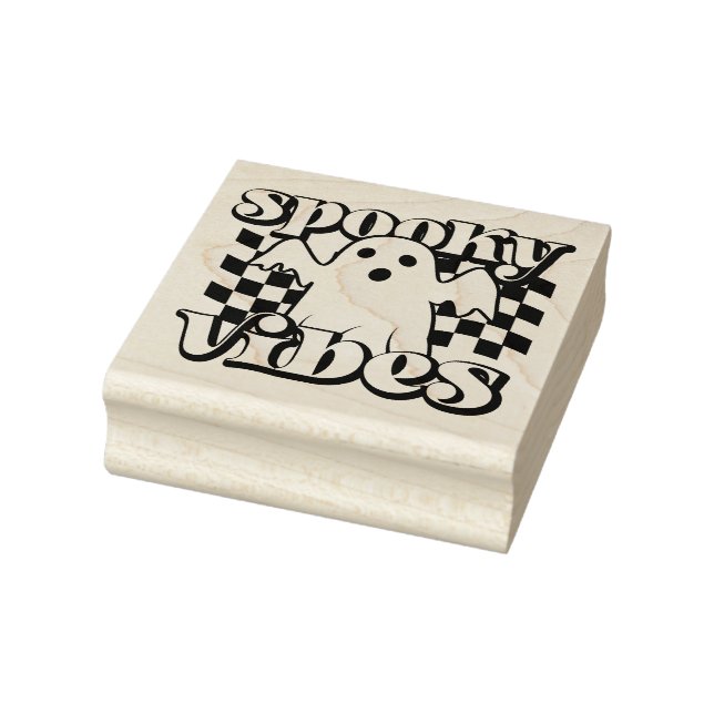 Spooky Vibes Rubber Stamp (Stamp)