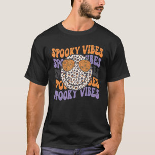 Spooky Vibes Season Halloween Trick Or Treat Smile T-Shirt