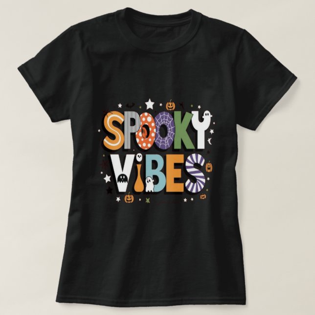 Spooky vibes T-Shirt (Design Front)