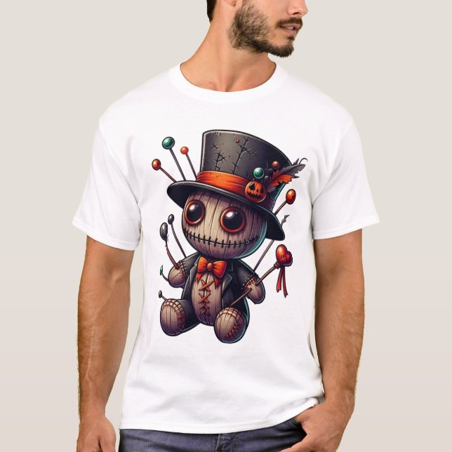 Spooky Voodoo dolls Magic  T-Shirt (Front)