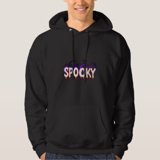 Spooky Wavy Typography Hoodie