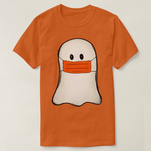 spooky wear mask 1 T-Shirt (Design Front)