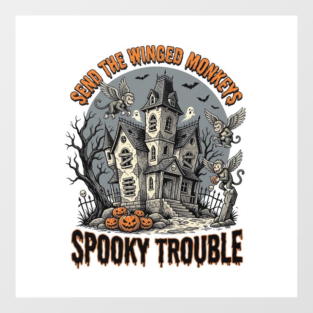 Spooky Winged Monkeys Haunted Halloween Shirt_1 (Sheet)