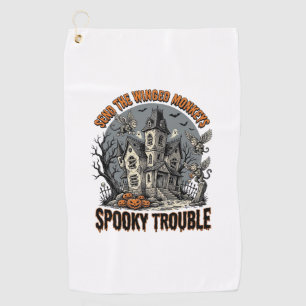 Spooky Winged Monkeys Haunted Halloween Shirt_1 Golf Towel