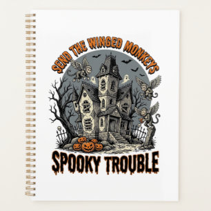 Spooky Winged Monkeys Haunted Halloween Shirt_1 Planner