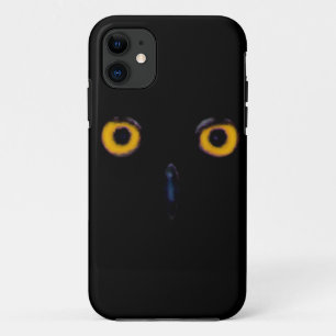 Spooky Wise Old Owl Eyes Face Halloween Case-Mate iPhone Case