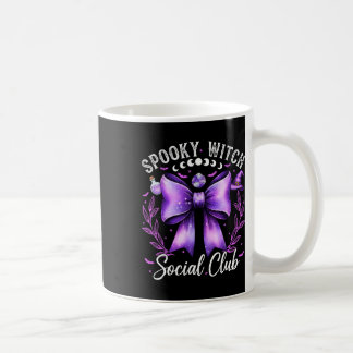 Spooky Witch Social Club Coquette Funny Halloween  Coffee Mug