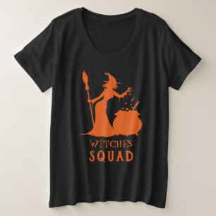 Spooky Witch Spider Frog Potion Halloween Party Plus Size T-Shirt