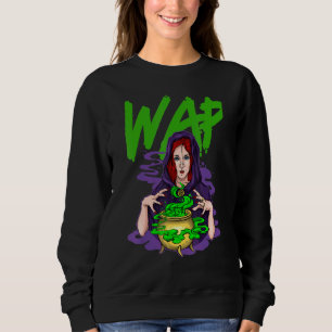 Spooky Witches And Potions Wap Costume For Hallowe Sweatshirt