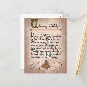 spooky witches spell Halloween Holiday Postcard