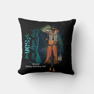Spooky Witchy 30Th Birthday Halloween Cushion