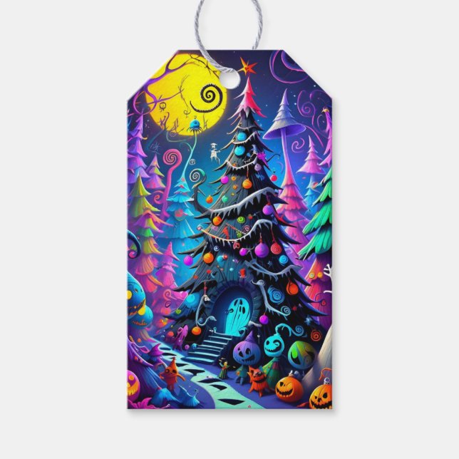 Spooky Xmas Gift Tags  (Front)