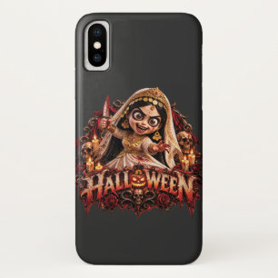 Spooky Zombie Bride Halloween Horror Art Print Case-Mate iPhone Case