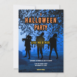Spooky Zombie Graveyard Halloween Party