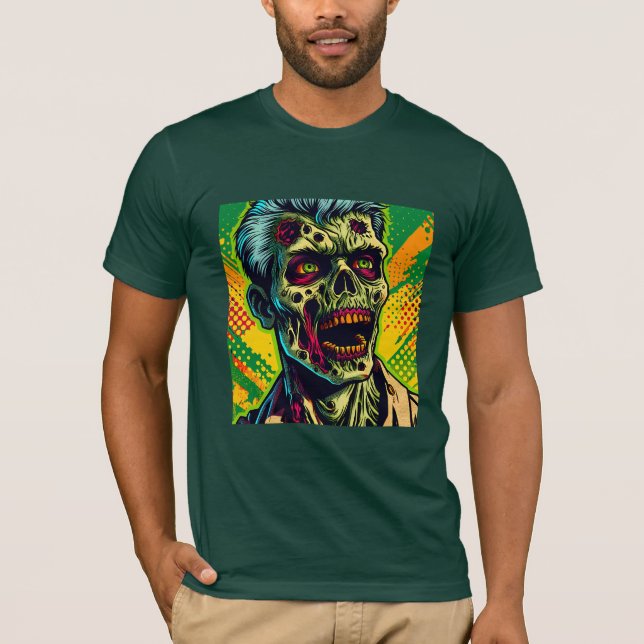 Spooky Zombie Halloween Party T-Shirt (Front)