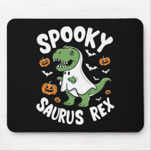 Spookysaurus Rex Funny Halloween Outfit Costumes Mouse Pad